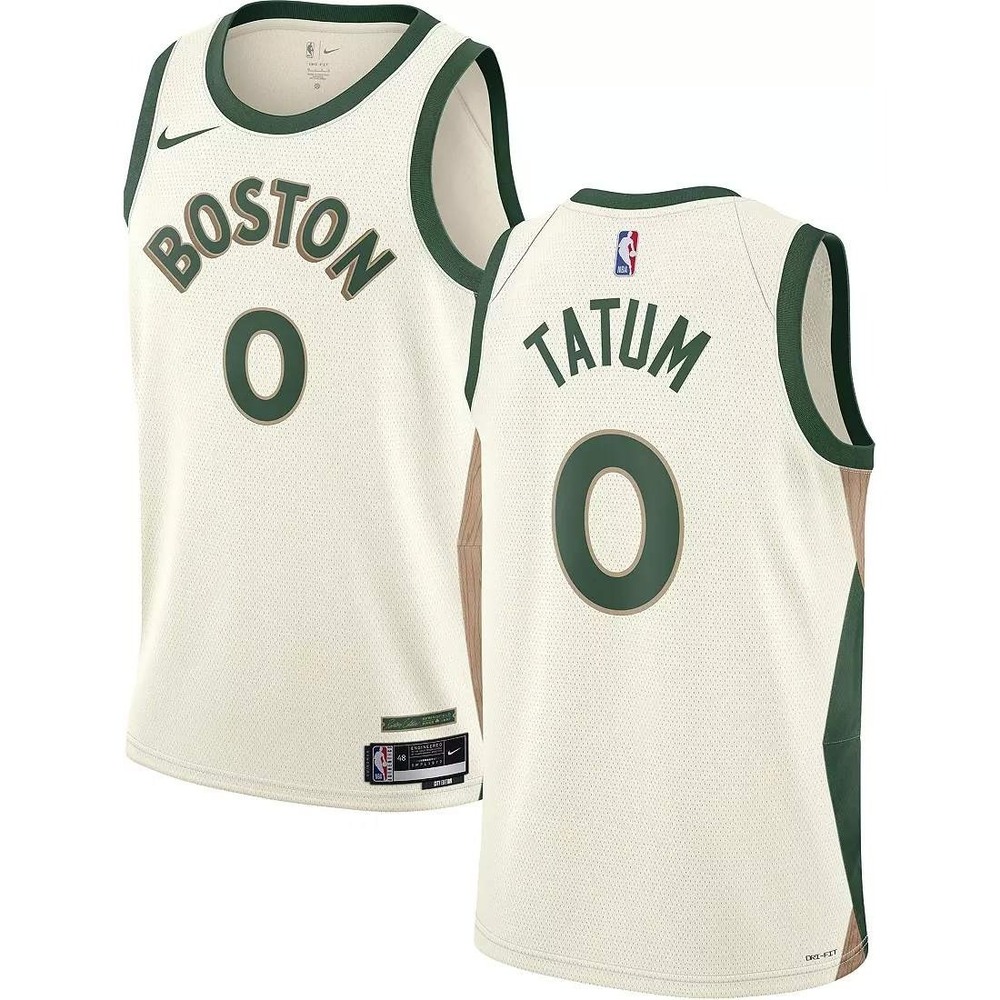 Boston Celtics Jayson Tatum #0 Jersey XXL Nike City Edition Cream DX8488-133